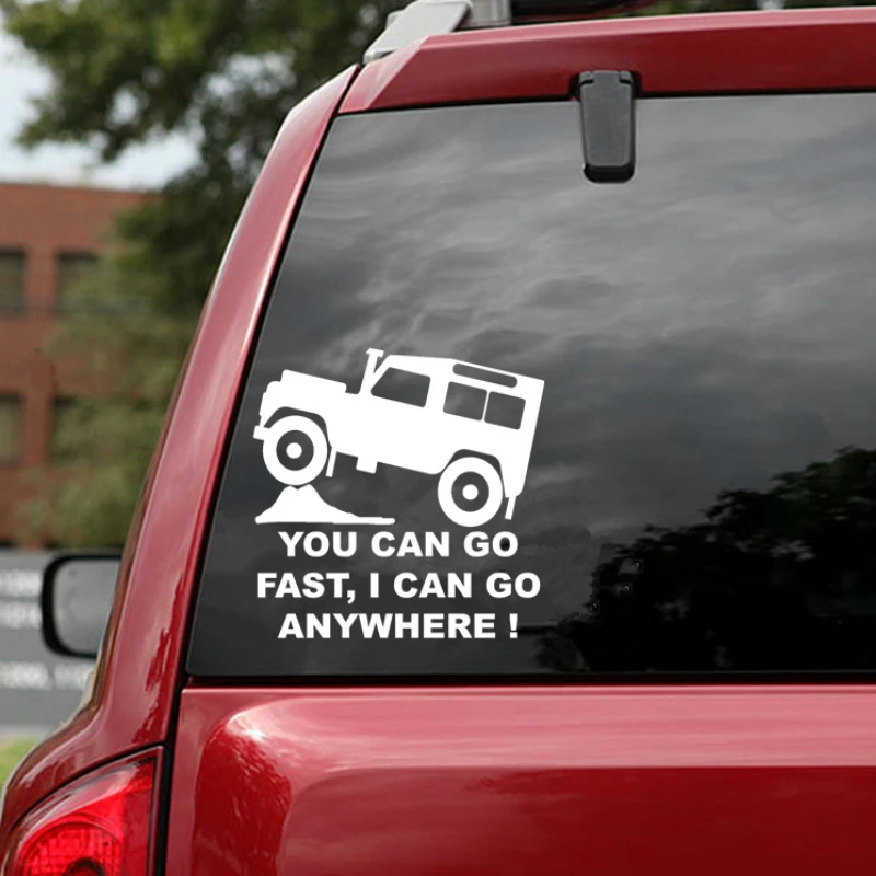 LYKX Автомобильная наклейка You Can Go Fast i Anywhere Auto мотоциклы аксессуары виниловые
