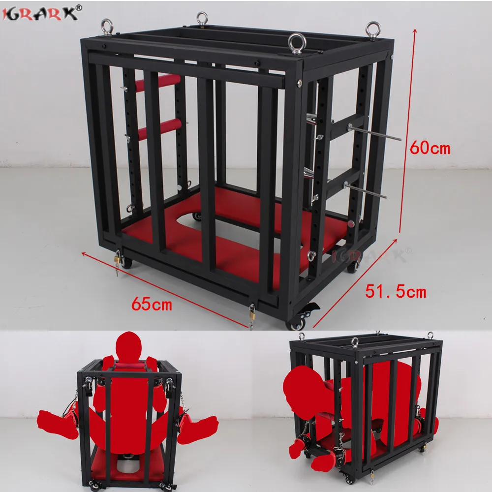 Большая клетка для БДСМ бондажа набор для собаки с ограничением  тренировочные инструменты для мужчин взрослые игры для пар 18 + | AliExpress