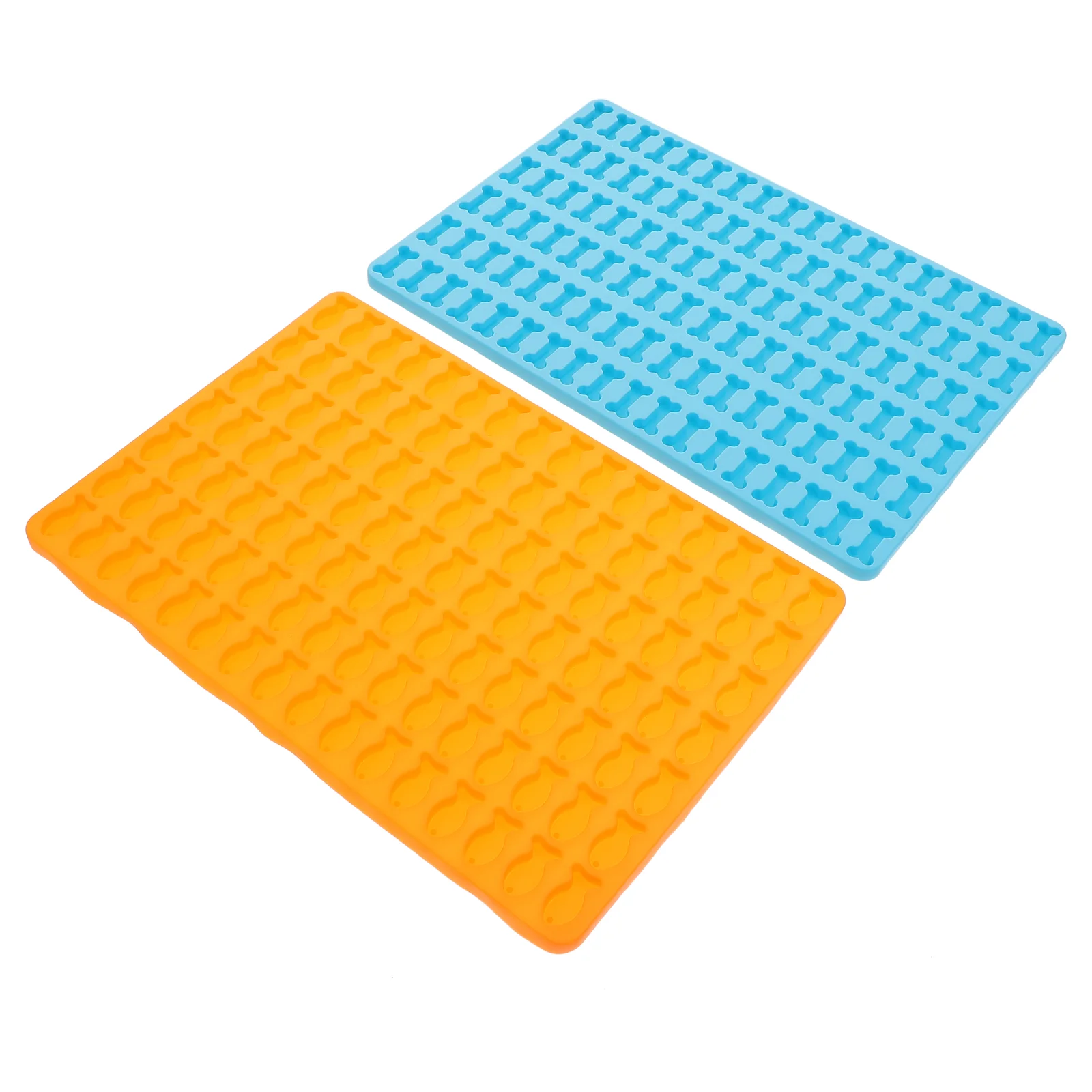 

2 Pcs Silicone Biscuit Mold Cookie Baking DIY Soap Dog Treat Fish Shape Candy Cartoon Chocolate