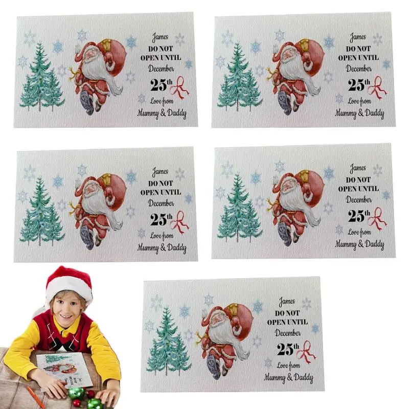 

Christmas Cash Card 5 PCS Christmas Wallet Greeting Card For Kids Merry Christmas Money Cash Gift Cards Holders Wallet Holiday