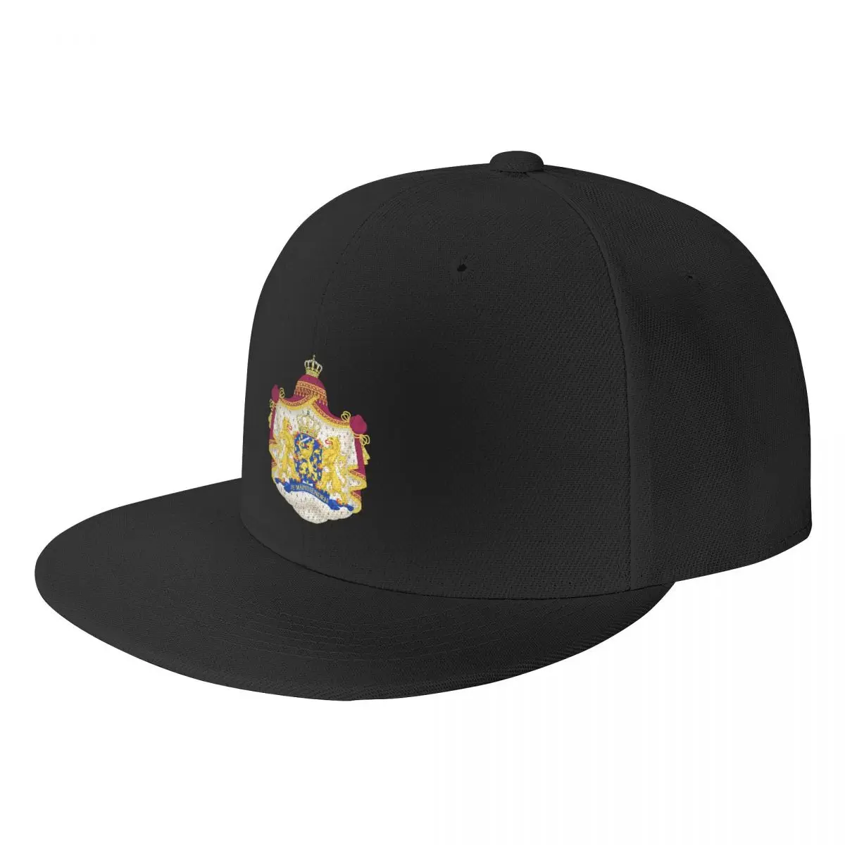 

Custom Coat Of Arms Of The Netherlands Baseball Cap Flat Outdoor Snapback Men Women's Adjustable Hip Hop Dad Hat