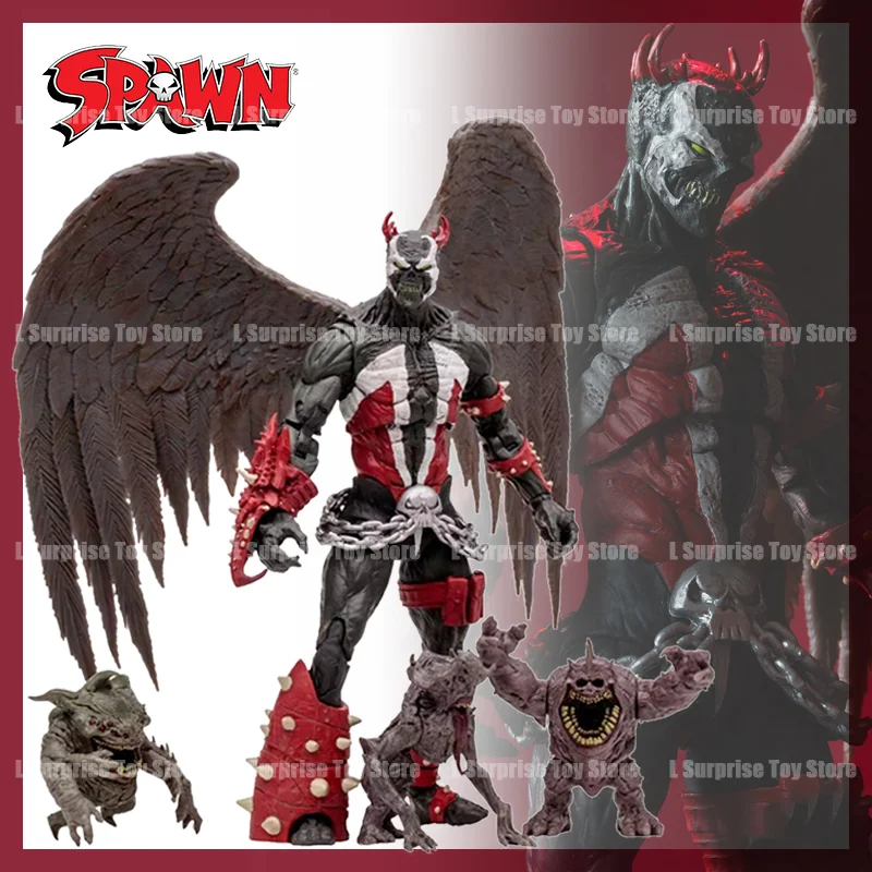 

Mcfarlane DC Multiverse Toys King Spawn Demon Minions 7 Weapons Anime Action Figures Statue Figurine Collector's Series Gift Toy