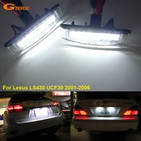 for lexus ls 430 ls430 ucf30 xf30 2001 2006 excellent ultra bright smd led license plate lamp light no obc error car accessories