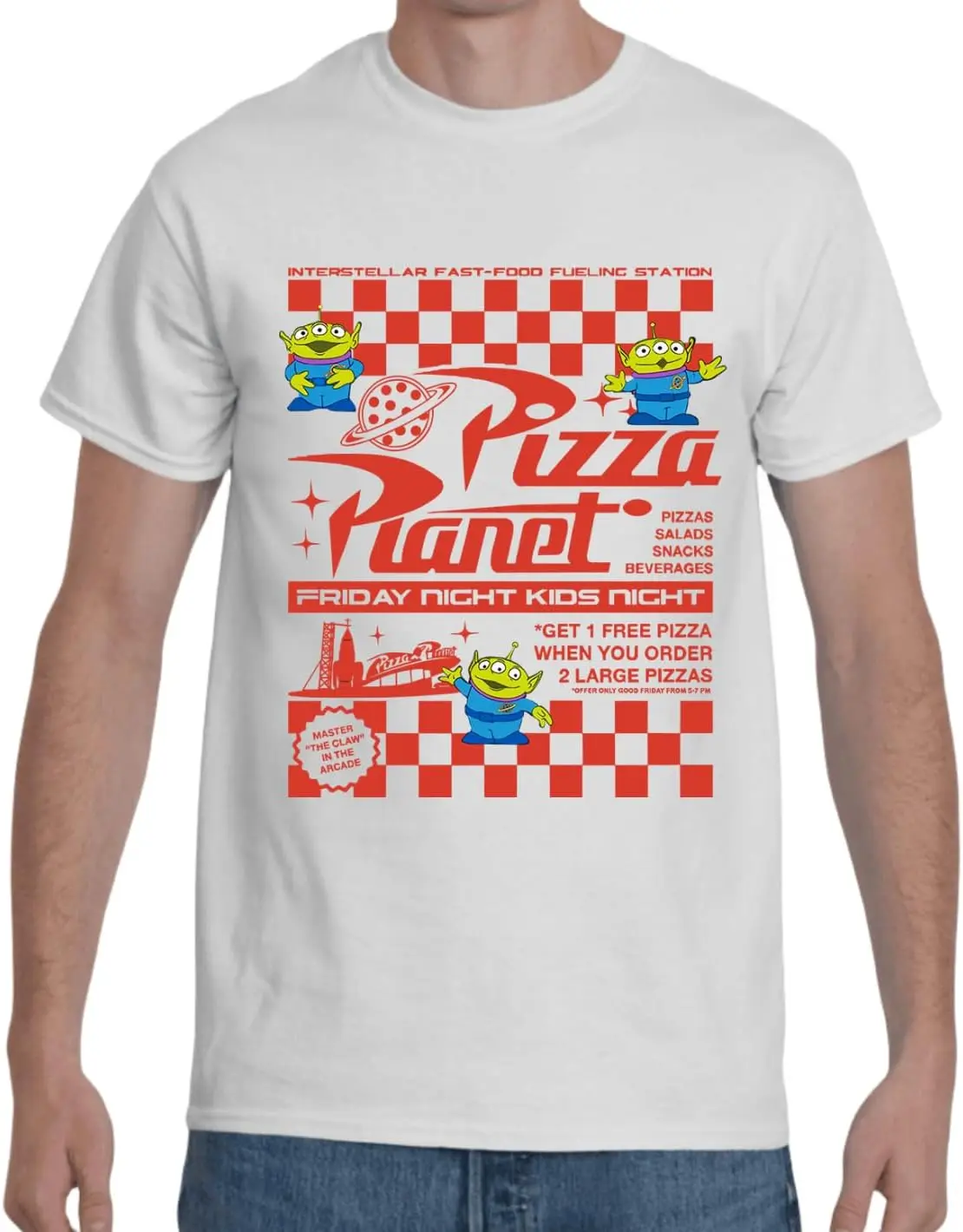 Веселая зеленая футболка с изображением пиццы для мальчиков коротким рукавом