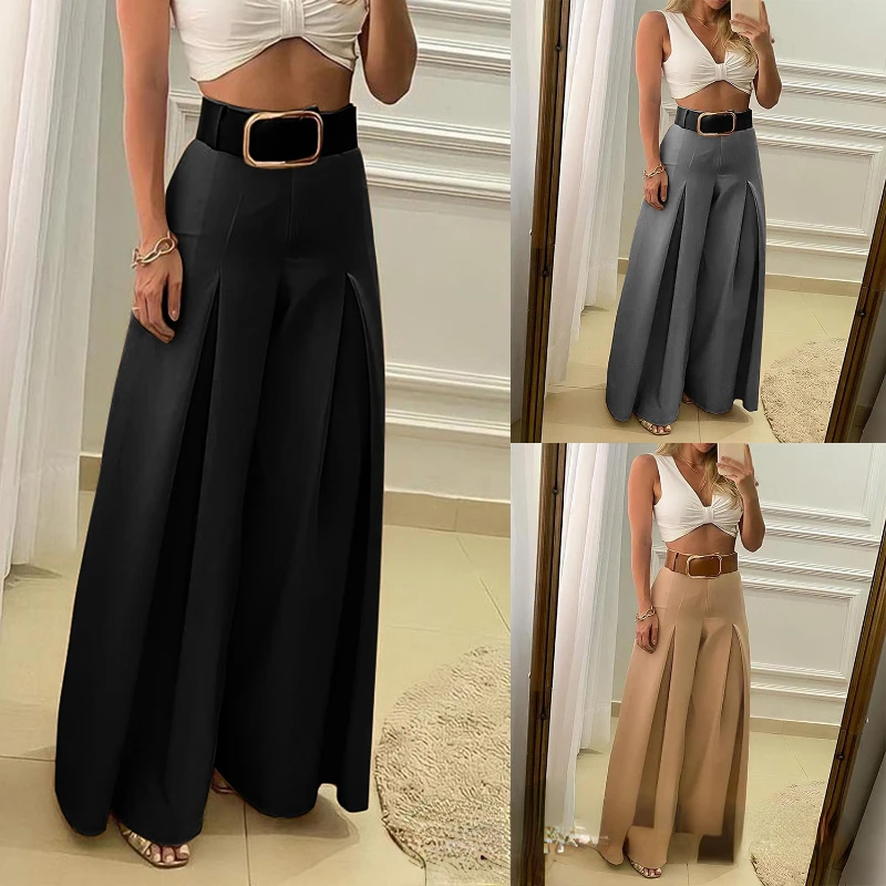 

Wide Leg Pants Women Harajuku Korean Fashion Aesthetic Streetwear Female Festival Clothing Fairy Grunge Baggy Outfits