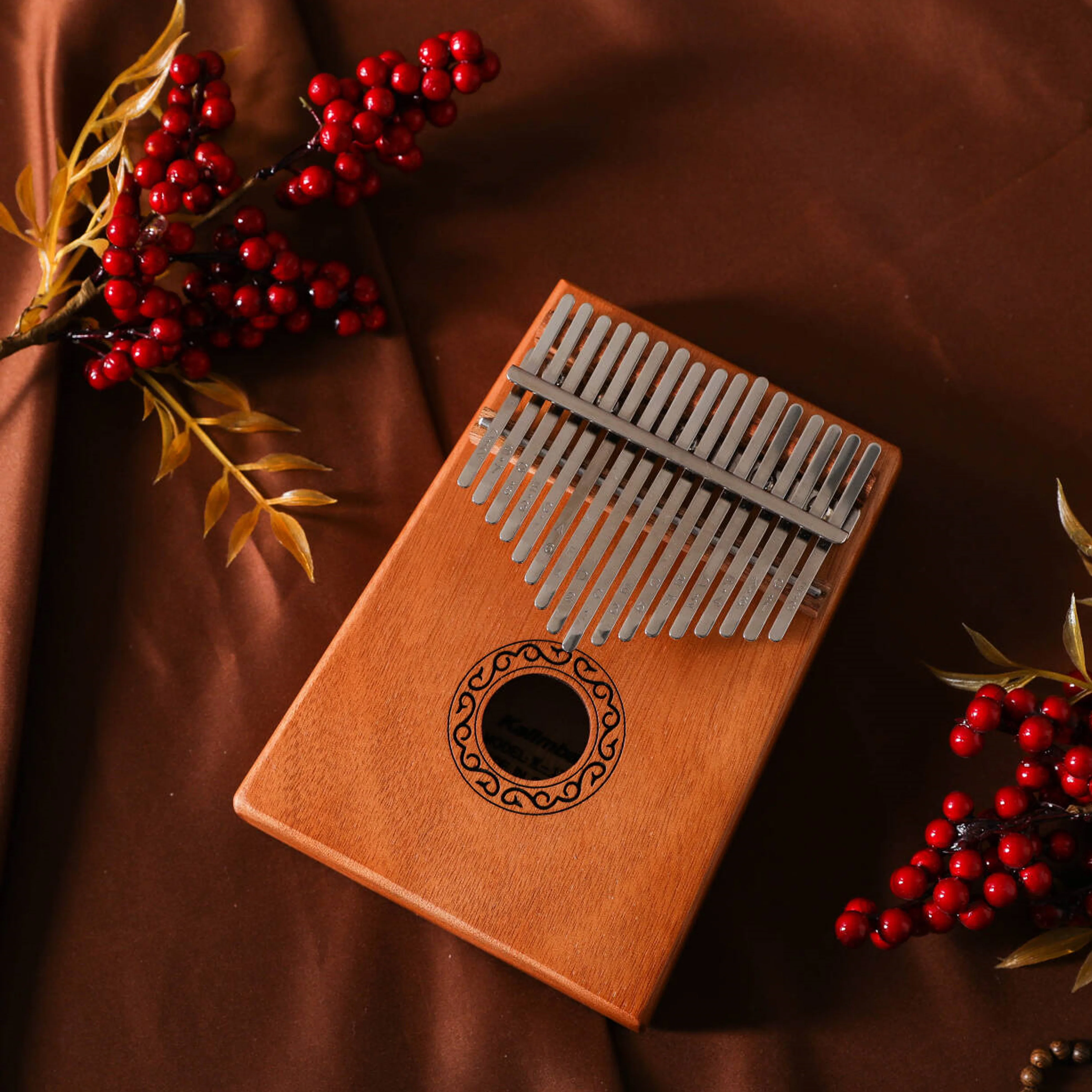 Thumb Fiddle 17-тональный портативный инструмент Carimba