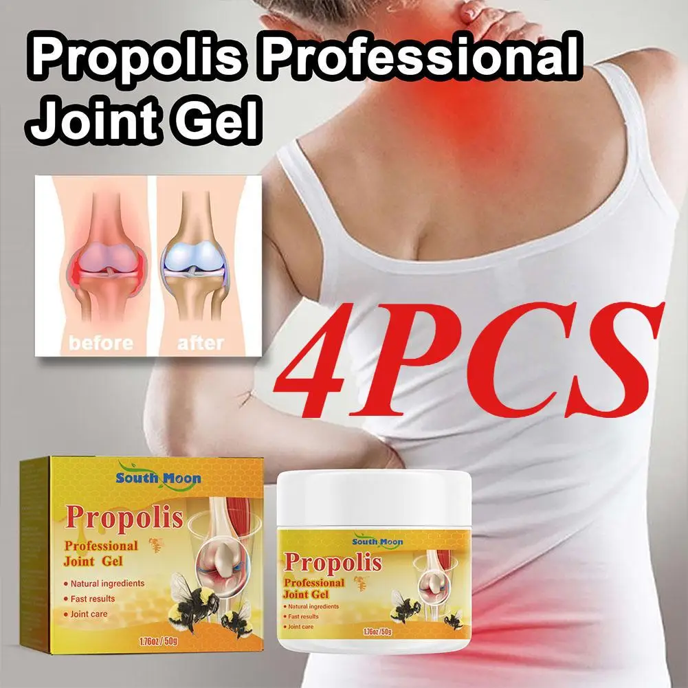 4 шт. гель для суставов и костей пчела прополис профессиональное лечение ног рук