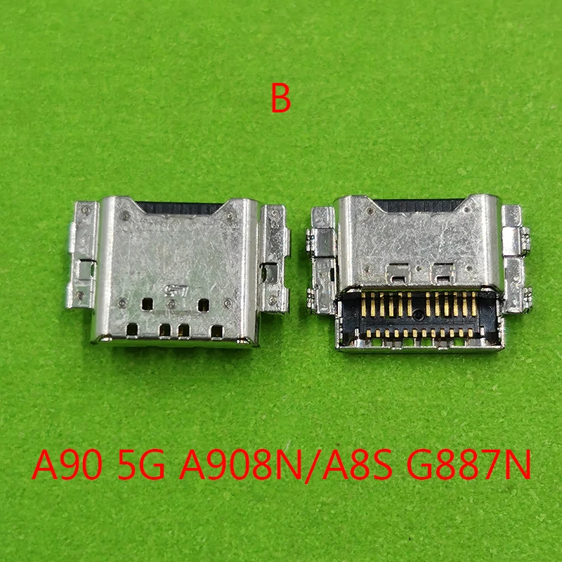 5-20 шт. USB-разъем для зарядного устройства док-порт Samsung Galaxy A90 5G A9080 A908N/A8S G8870 G887N/A80