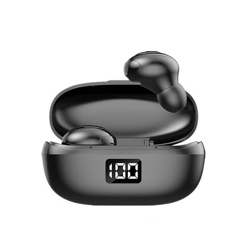

TWS беспроводные Bluetooth-наушники, мини-наушники 5.0 Type C с цифровым дисплеем, зарядный чехол, гарнитура, Hi-Fi стереонаушники