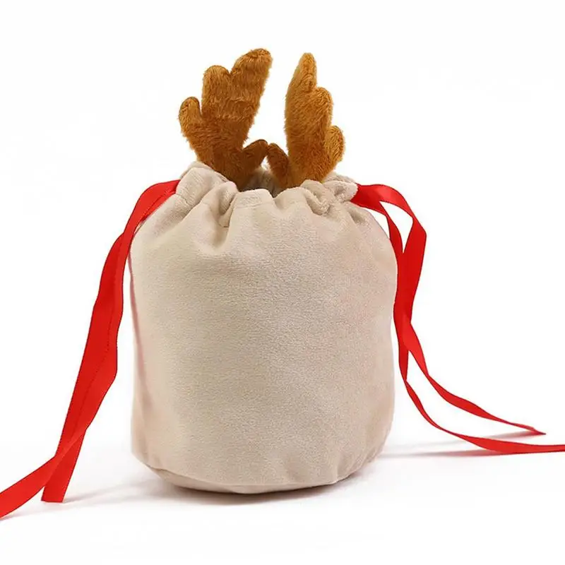

Рождественские подарочные пакеты, бархатные пакеты для конфет, оленевые оленьи олени, Подарочная коробка, сувениры на Рождество, Новый год 2023, новый год 2022