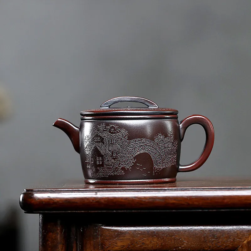 BRTRINBSY TEA Фиолетовый чайник из Исинской глины 180 мл