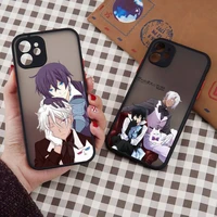 the case study of vanitas anime phone case matte transparent for iphone 7 8 11 12 13 plus mini x xs xr pro max cover