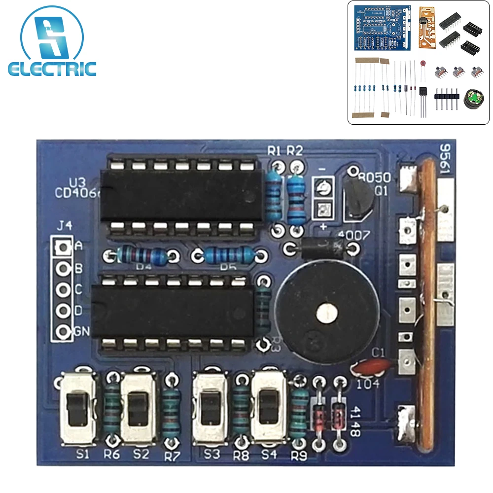 

DIY Kit Sixteen Music Box Suite 16 Kinds Vioce Electronic Production Bird/Car/Animal Sound for Fun Doorbell or Alarm