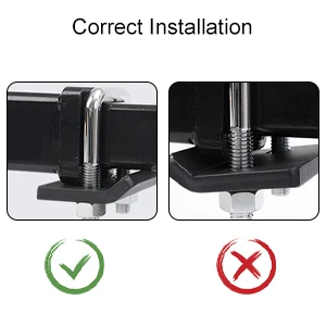 

Anti Rattle Stabilizer U Bolt Hitch Tightener Lock Down Tow Bar Clamp Trailer RV Compatible With A Variety Of Tow/carry Vehicles
