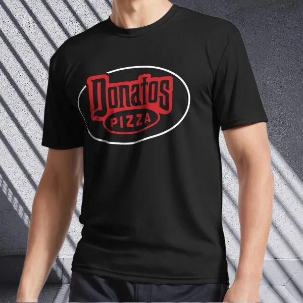Лучший! Футболка унисекс с логотипом пиццы Donatos забавный размер от S до 5XL
