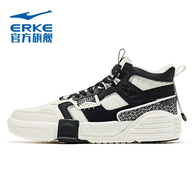 

Hongxing Erke Men's Shoes High top Board Shoes Warm 2022 Winter New Warm Retro Men's Casual Sports Shoes