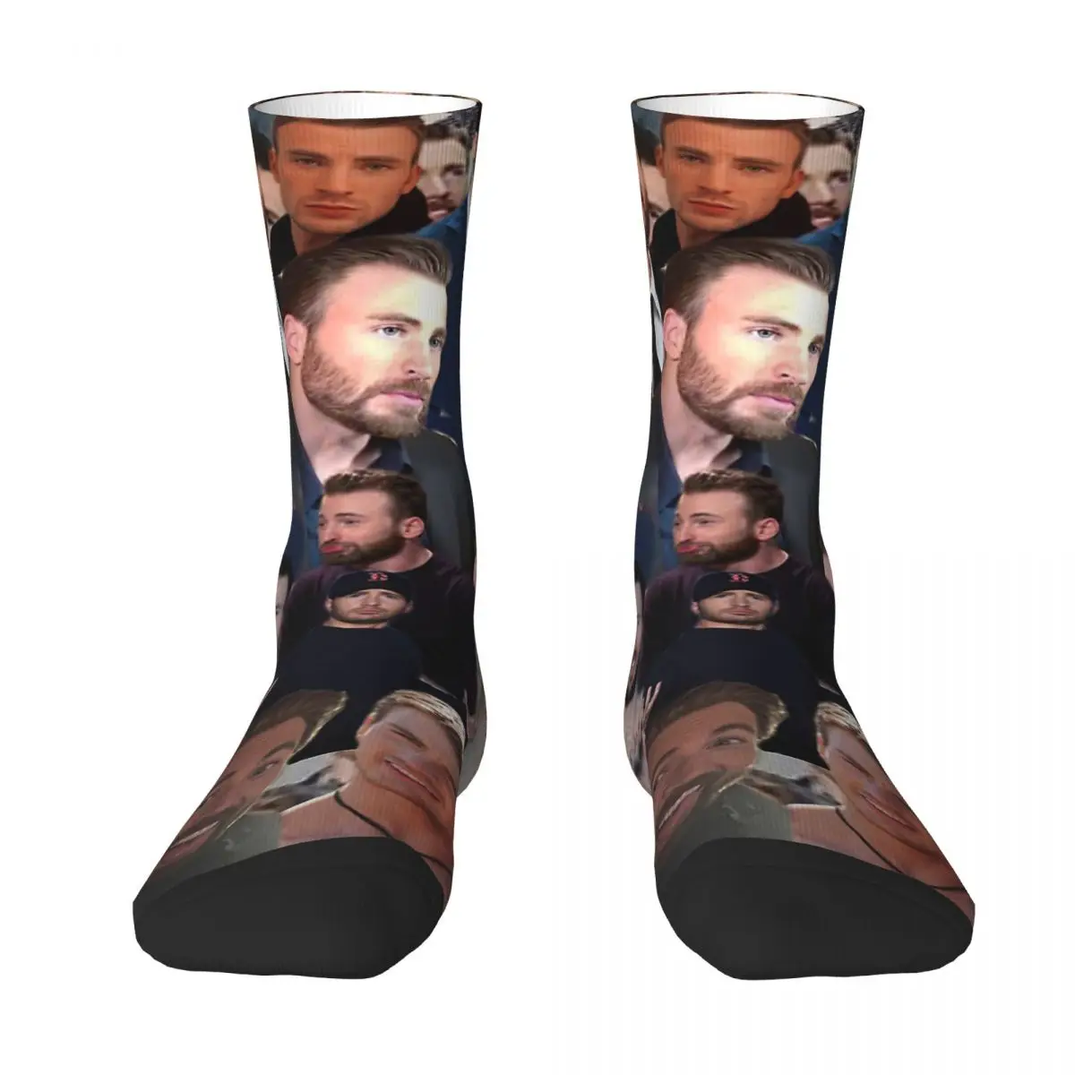 Chris Evans (collage Design) Adult Socks Unisex socks,men Socks women Socks