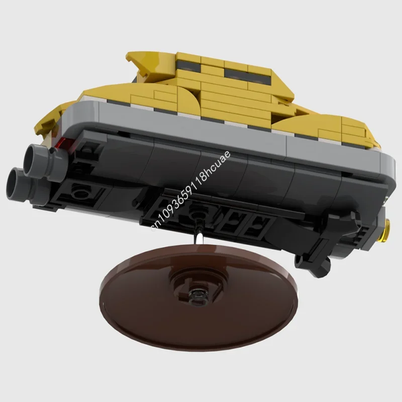 Фото 227 шт. MOC Compacted Racer Korben Dallas' Taxi Nan Строительные блоки Рождественский подарок Строительная витрина Готовый проект «сделай сам» Идеально №2