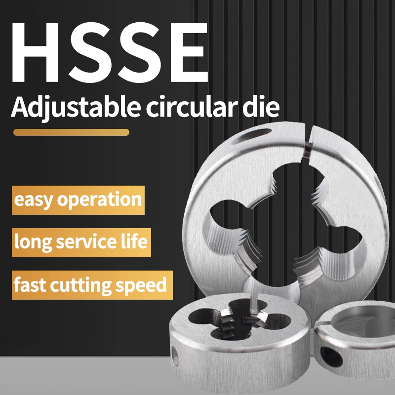 

WALTETAP HSSE AR-D Круглый матрица M10 M11 M12 M13 M14 M15 M16 Винт с тонкой резьбой для обработки резьбы по внешней резьбе