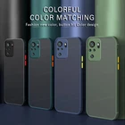 Противоударный матовый чехол для телефона Redmi Note 11 10 10T Pro 10S 9 9S 9T 8 8A 9A 9C Lite, Защитная силиконовая пленка для камеры