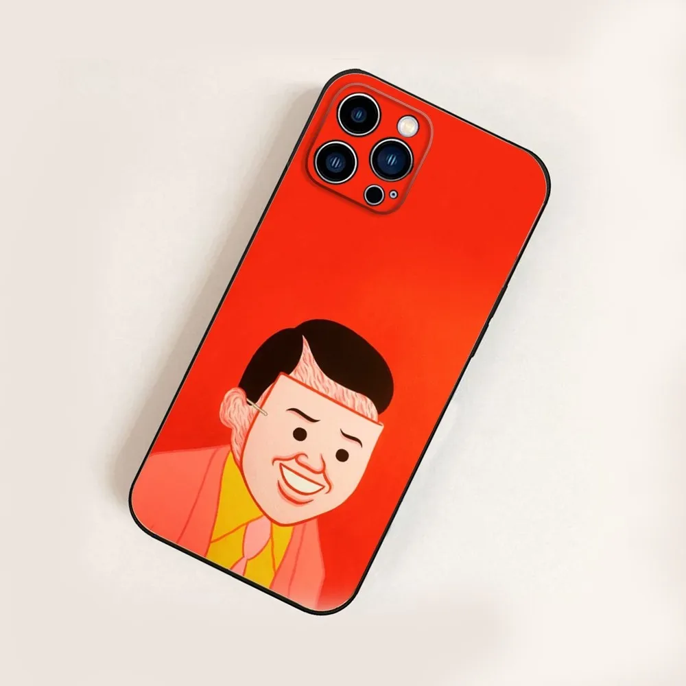 Чехол для телефона Joan Art C-Cornella iPhone 16 15 14 13 12 11 Pro X XS Max XR Plus Mini Черный силиконовый