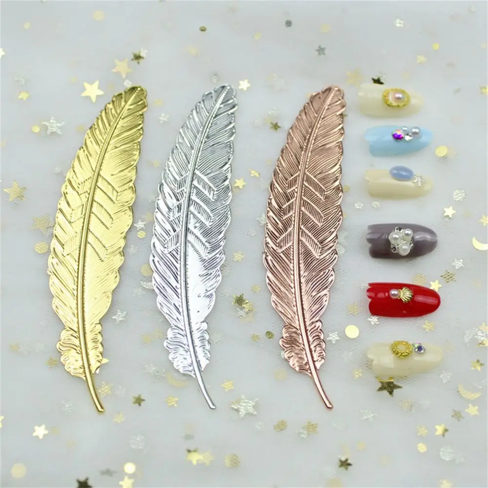 

Gifts for kids Retro Gold Silver Plated Page markers Students Stationery Metal Feather Book darts Bookmark