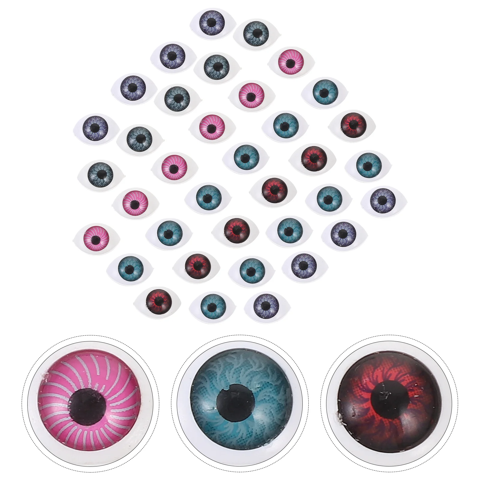 

60 шт., реалистичные страшные Глазные яблоки