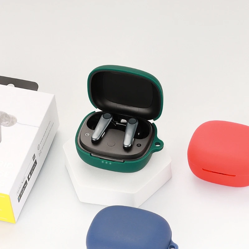 

Compatible for EarFun Air Pro 3 Shockproof Headphone Sleeve Impact-resistant Housing-Anti Dust Washable-Silicone Cover