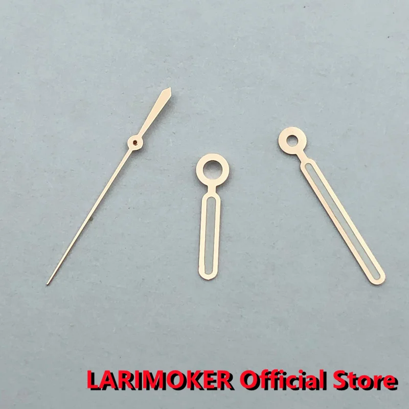 Купить LARIMOKER серебряные/розовые золотые часы руки зеленые светящиеся стрелки подходит для NH35 NH36 NH38 механизм