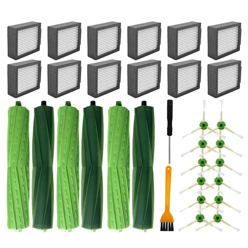 Для Irobot Roomba I1 I3 I4 I5 I6 I7 I8 E5 E6 E7 запасные части аксессуары основная боковая щетка