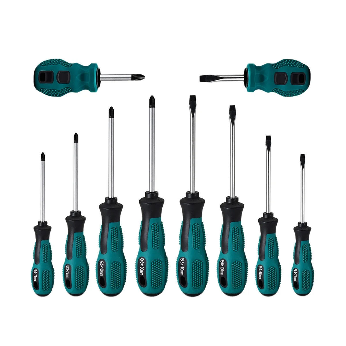 

10-Piece Screwdriver Set Hardware Tools Combination Set Electrical Maintenance Tools