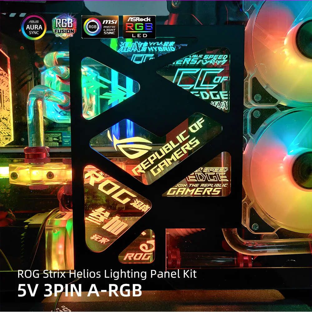 Набор панелей RGB для ROG Strix Helios GX601 4 шт. чехол ПК мод сделай сам украшение ASUS