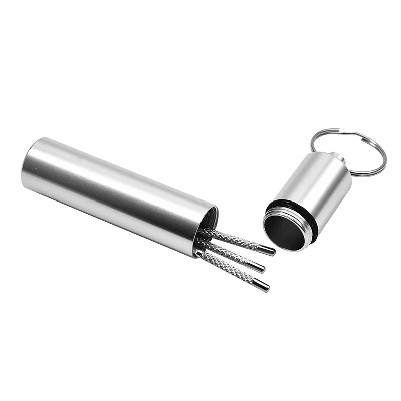 NEW Titanium Outdoor Edc Portable Multifunctional Toothpick Fruit Fork Camping Tool Tube Stronger Than Dental Floss |