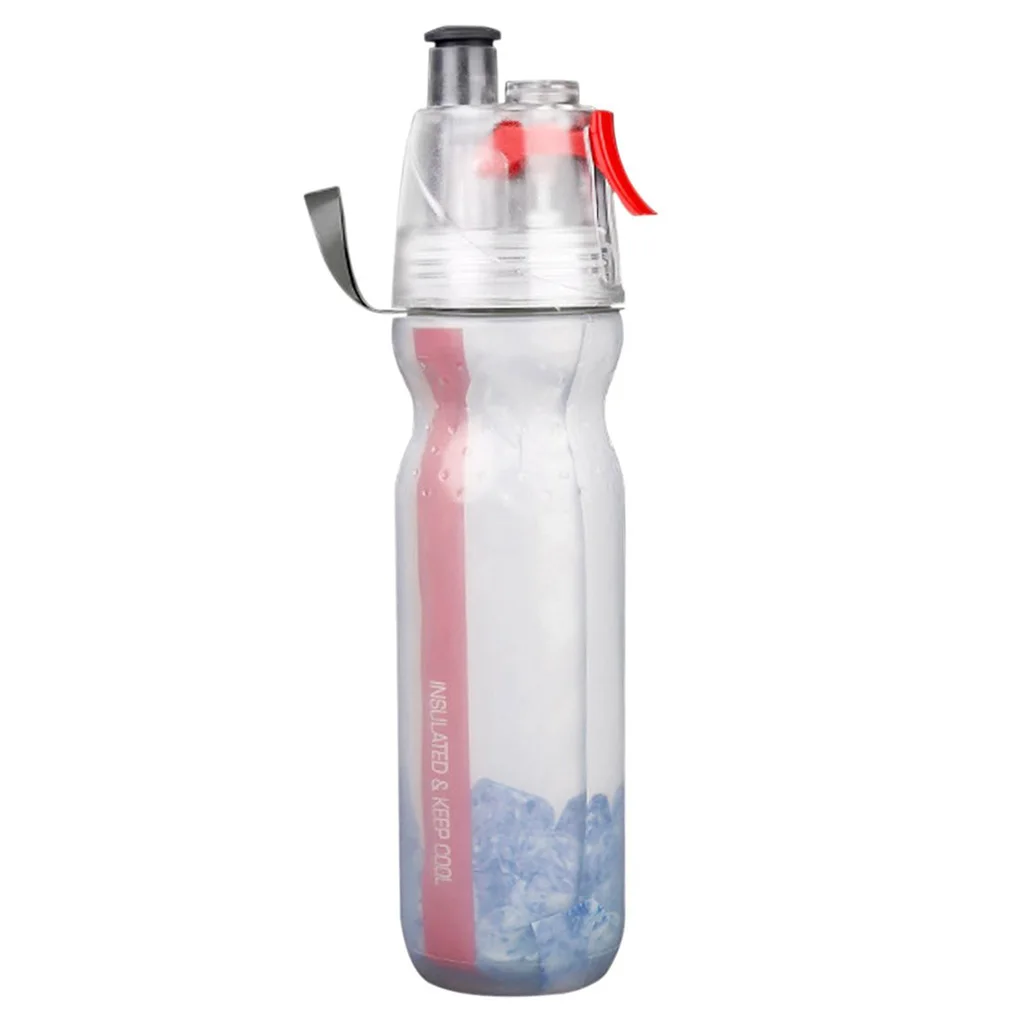 

Спортивная бутылка для воды с распылителем для питьевых напитков, бутылка для питьевых напитков для активного отдыха, велоспорта, Походов, Кемпинга, 500 мл