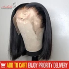 13x5x2 прямые Синтетические волосы на кружеве парик парики с детскими волосами предва Arabella Человеческие волосы Remy для наращивания, часть Синтетические волосы на кружеве Боб