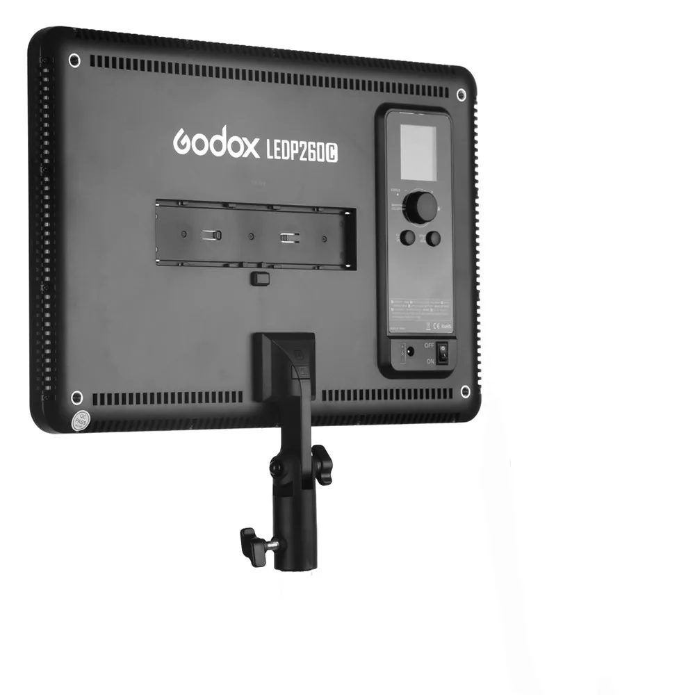 Godox LEDP260C 3300~5500K LED Bi-Color &amp Dimmable Studio Video Light Lamp Panel for Camera DV Camcorder+ Free AC adapter