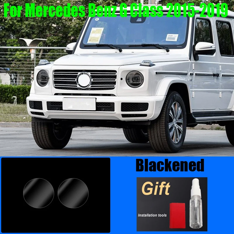 

Mercedes-benz G-Class 2015-2019 Headlight TPU Film Automotive Styling Tint Black Transparent Protection Stickers Accessories 2P