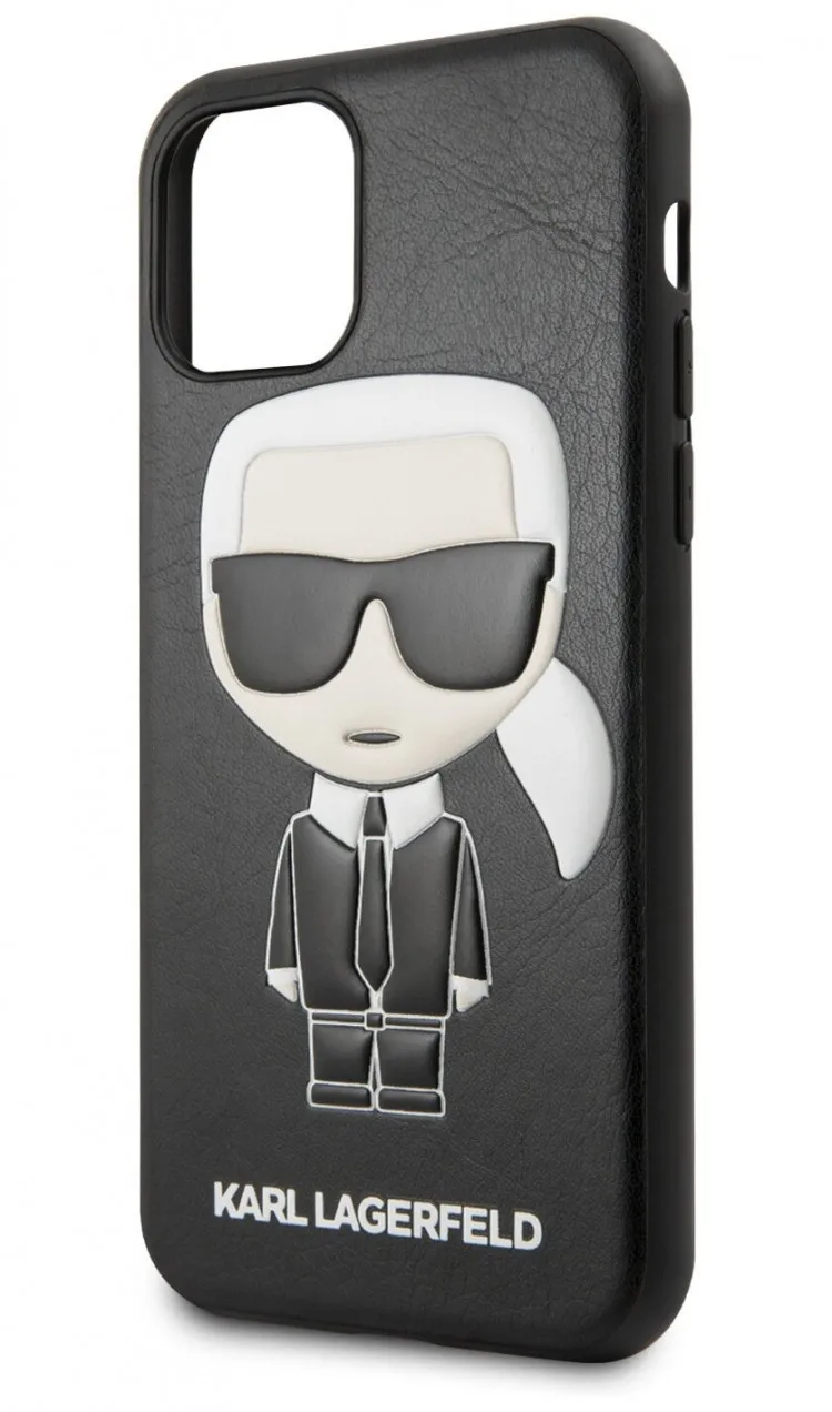 Чехол CG Mobile Karl Lagerfeld PU Leather Iconik Hard для iPhone 11 Pro Max цвет Черный | Мобильные телефоны и