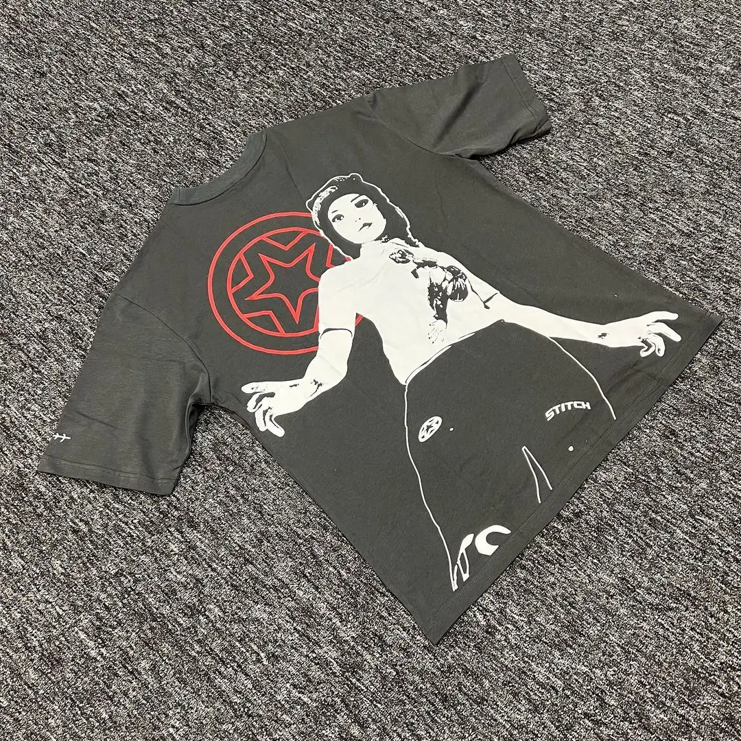 

Harajuku T-Shirt Men Streetwear Japanese Printed T Shirt Unisex Casual Y2k Short Sleeve Tshirt Top Vintage Oversized T Shirt