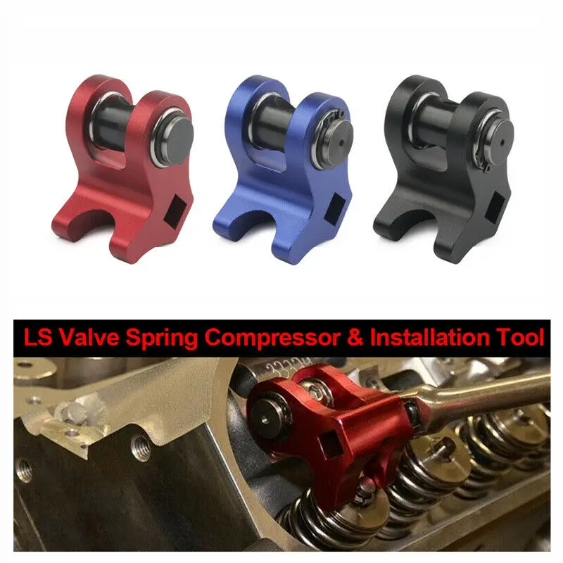 

Aluminum LS Valve Spring Compressor & Installation Tool Kit for LS1/LS2 Style