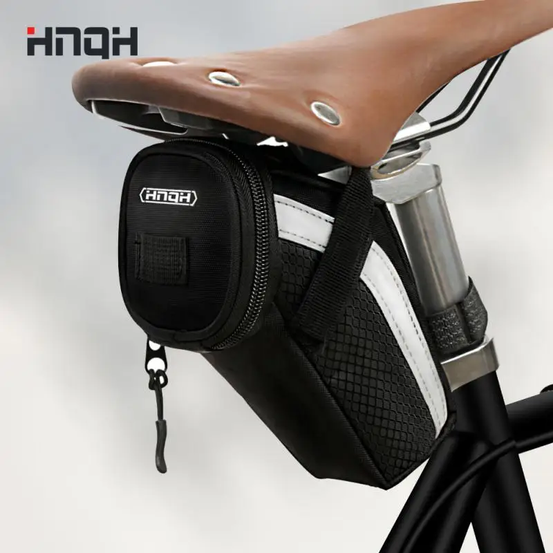 

Nylon Bicycle Saddle Bag Waterproof Mountain Bike Saddle Storage Seat Rear Tool Pouch Bag Saddle Outdoor Cycling MTB Accessories