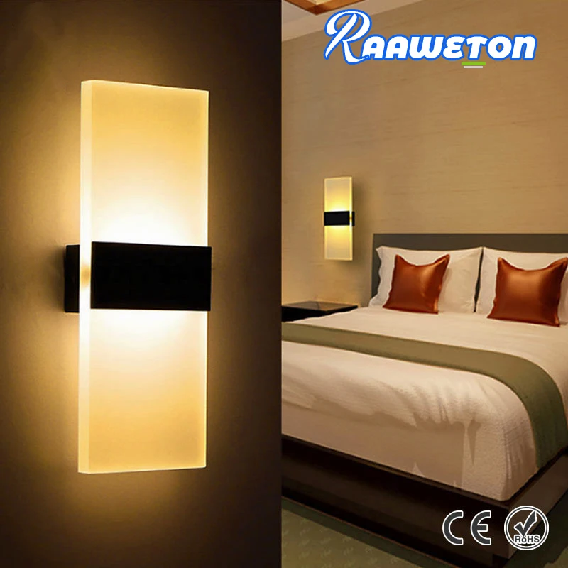 LED Wall Lamp Indoor Outdoor Home Decor lights for Bedroom Bedside Balcony Living Room Corridor Lamps LED Home Decor Wall Lamp