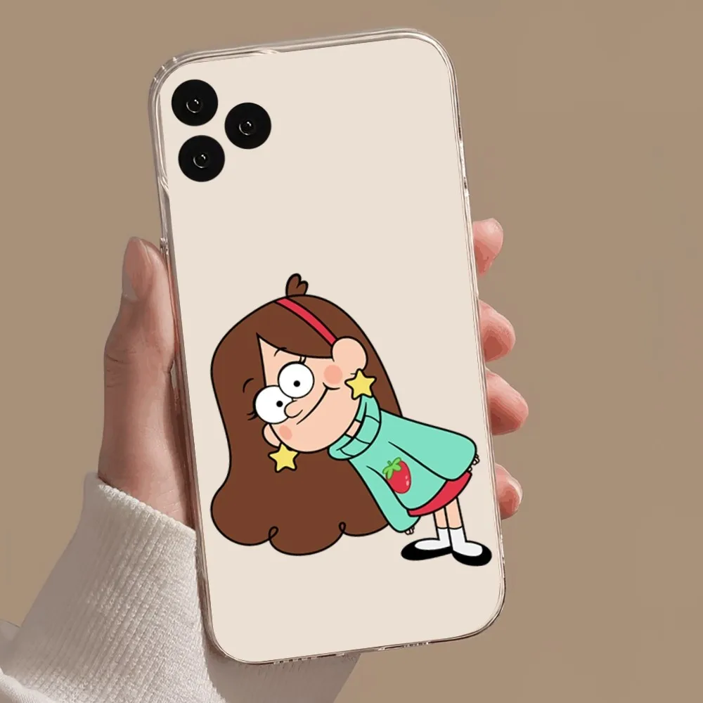 Чехол для телефона с рисунком G-Gravity и F-Falls iPhone 11 12 13 14 15 Pro XS Mini Max X 8 Plus XR прозрачный