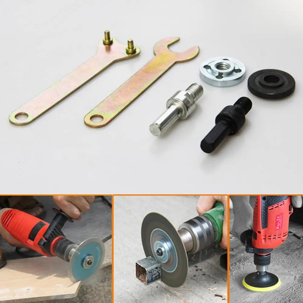 

5PCS 10mm Electric Drill conversion angle grinder connecting rod for cutting Disc polishing Wheel Metals Handle holder adapter