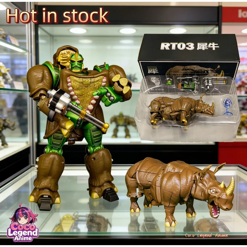 Фото В наличии: Хит продаж! Трансформеры RT03 Rhinox KO MP59 Beast Wars Maximal Predacon – коллекционная игрушка для мальчиков, отличный подарок. №1