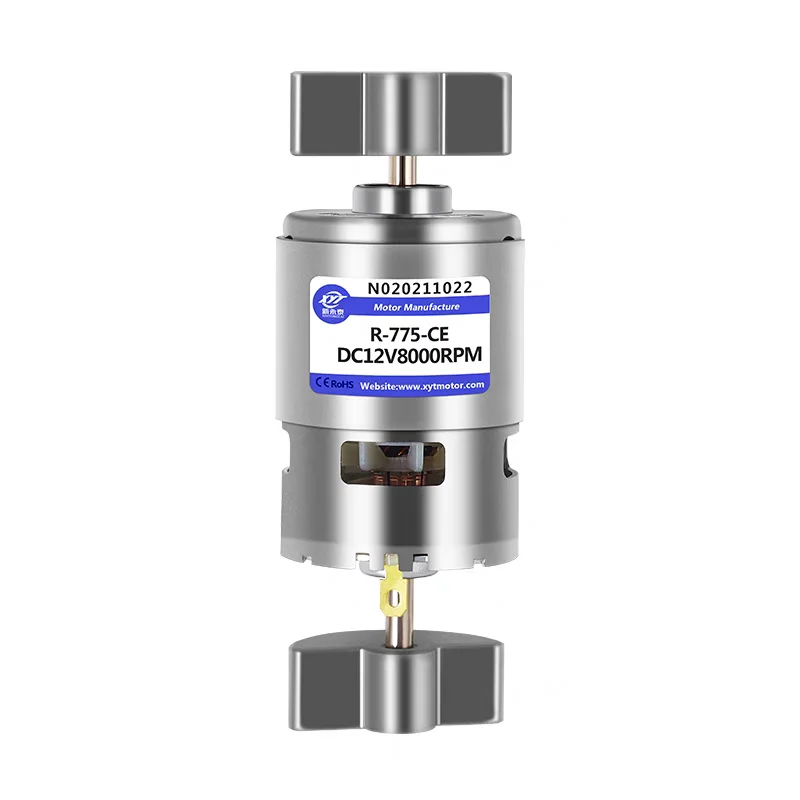 775 Двигатель постоянного тока 12 В 24 с двойным шарикоподшипником 288 Вт 150 80 Высокая