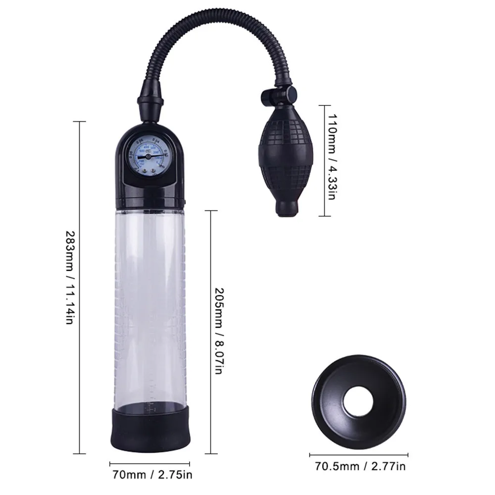 Регулируемый насос для увеличения пениса с воздушным давлением Мужской