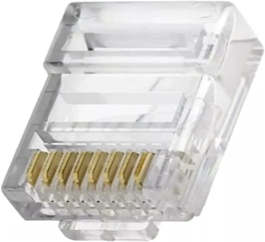 

CONEX RJ45 Cat6 Network Cable Connector with 50 Units Transparent