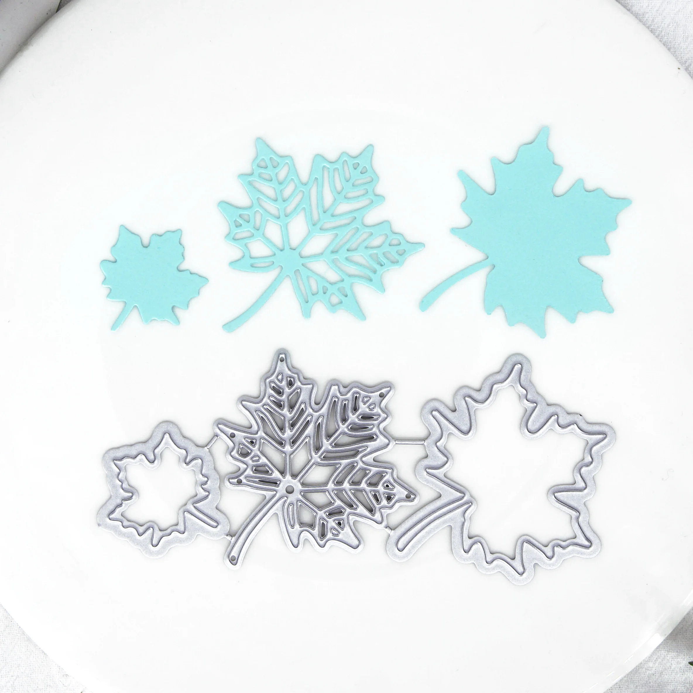 Трафареты для высечки растений и кленовых листьев трафареты скрапбукинга