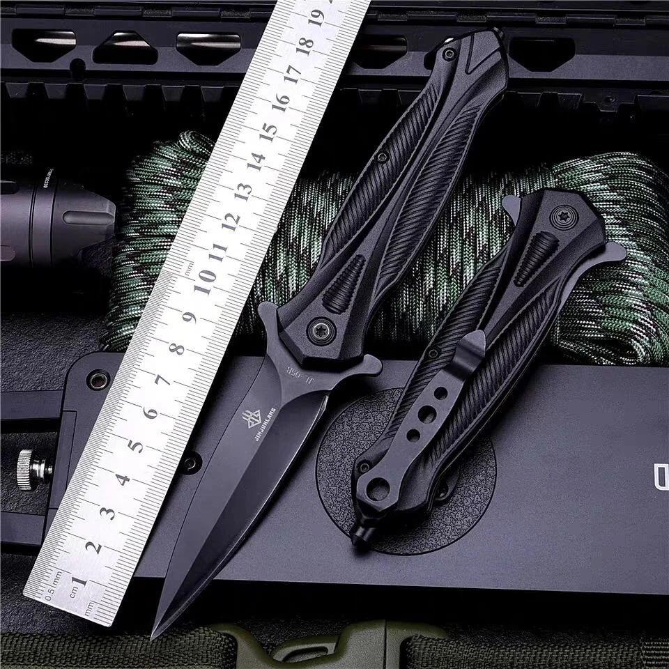 

Wilderness self-defense folding knife Outdoor survival folding knife